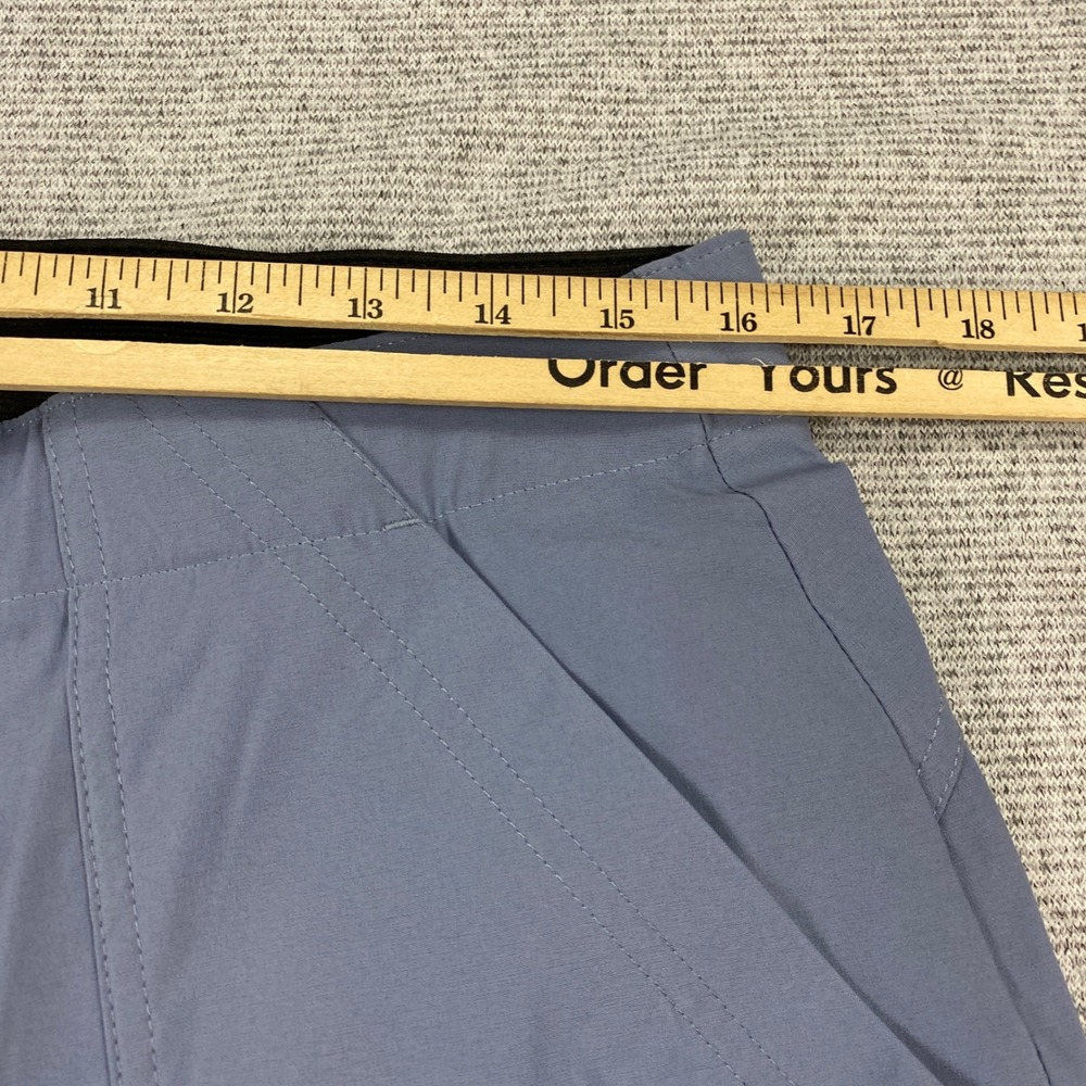 Eddie Bauer Horizon Straight Ankle Pants Womens 12 Blue Gray Hiking Travel - Picture 7 of 16